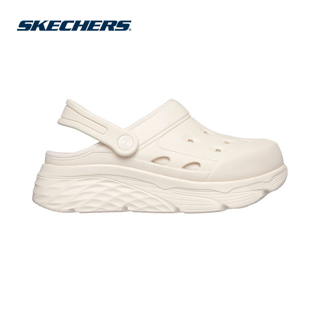 Skechers สเก็ตเชอร์ส รองเท้าผู้หญิง Women Foamies Max Cushioning Velvet Vibe Shoes - 111262-NAT
