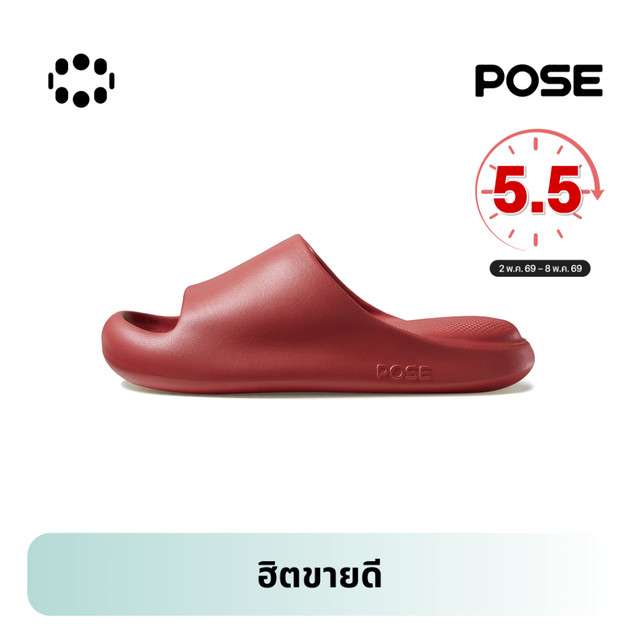 【Livestream】POSE Cloud Bounce รุ่นอุ้งเท้าแมว กันลื่นใช้ในบ้าน พื้นนุ่ม กันกระแทก รองเท้าแตะไซส์ใหญ่ PS5819W