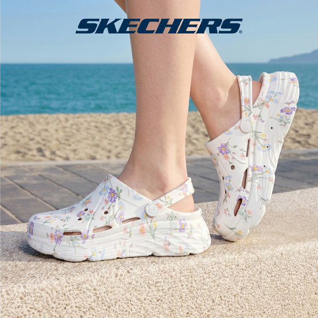 Skechers สเก็ตเชอร์ส รองเท้าผู้หญิง Women Foamies Max Cushioning Sweet Spring Shoes - 111350-WMLT