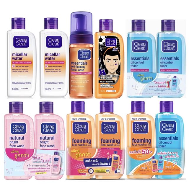 Facial Cleansing Foam, Clean and Clear, Genuine, Special Price, Expires 2027