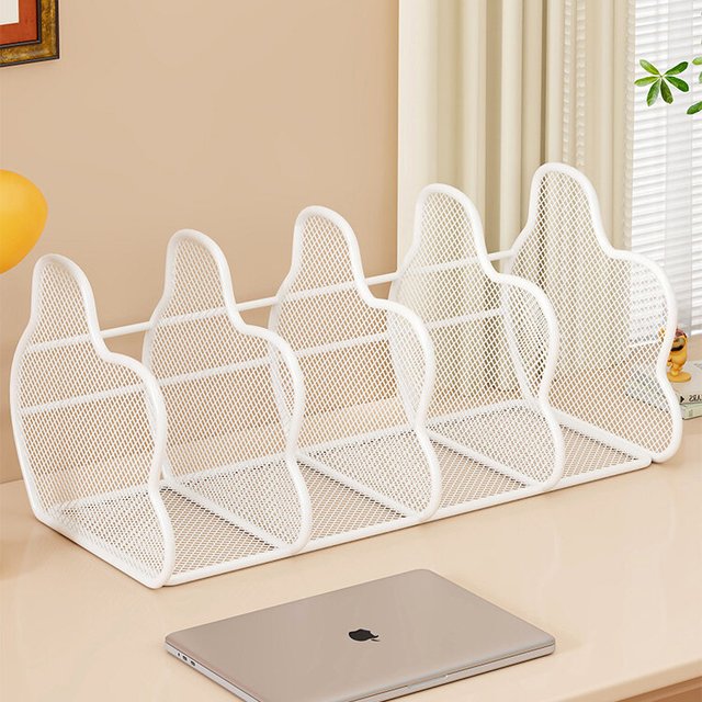 Book Organizer Shelf Desk File Stand