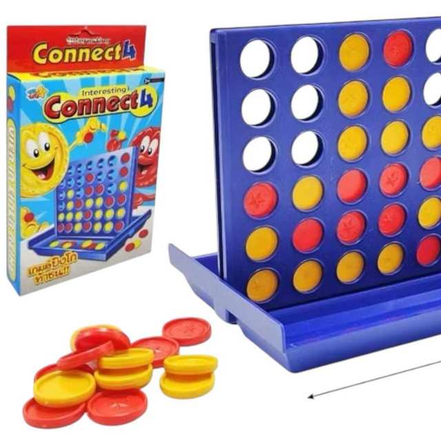 เกมบิงโกหยอดเหรียญ Connect 4  ขนาดใหญ่ เสริมทักษะวางแผน