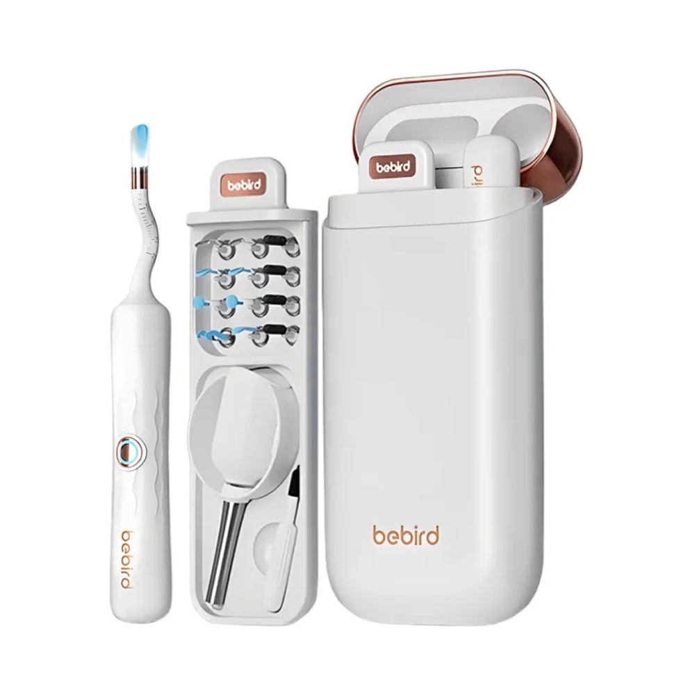 Bebird EarSight Plus R37R ไม้แคะหูอัจฉริยะ(มีอุปกรณ์ตรวจให้ 3 ชิ้น)สำหรับตรวจ หู จมูก ฟัน และคอของเด็ก