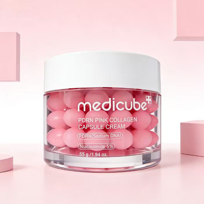 【ใหม่ล่าสุดครีมแคปซูลสุดปัง】 Medicube PDRN Capsule Cream High Concentration White Pearl Moisturizing New Concept New Sensation Emulsion Refreshing Water Charge Moisture Korean Cosmetics