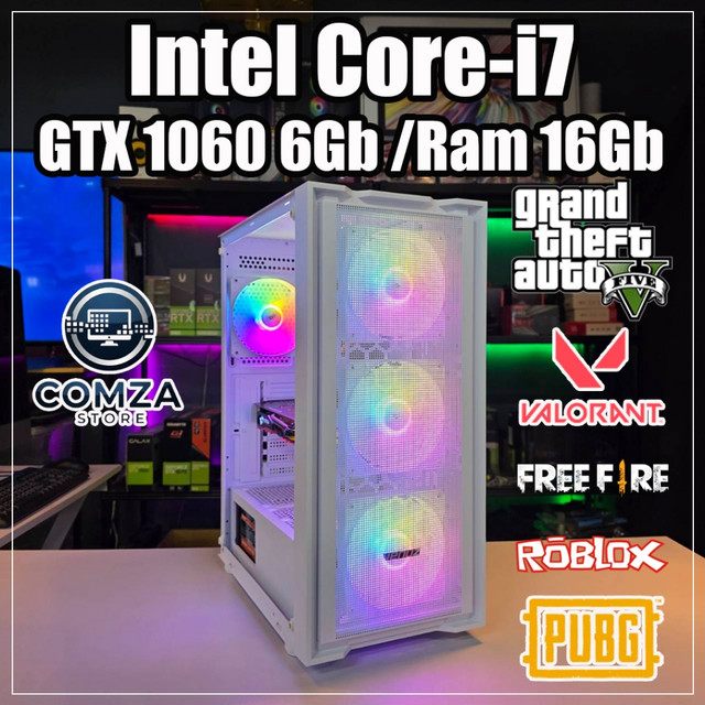 Comza Store /คอมพิวเตอร์ Core-i7 /Ram 16Gb ทำงาน เล่นเกมส์ GTA V /Valorant /Freefire /Pubg /Roblox สินค้าคุณภาพ