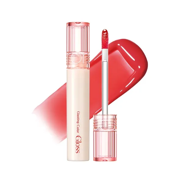 Rom&nd Glasting Color Gloss 4g ลิปกลอส ลิปลิซ่า ลิปกลอสปากฉ่ำ สีชัด ติดทน