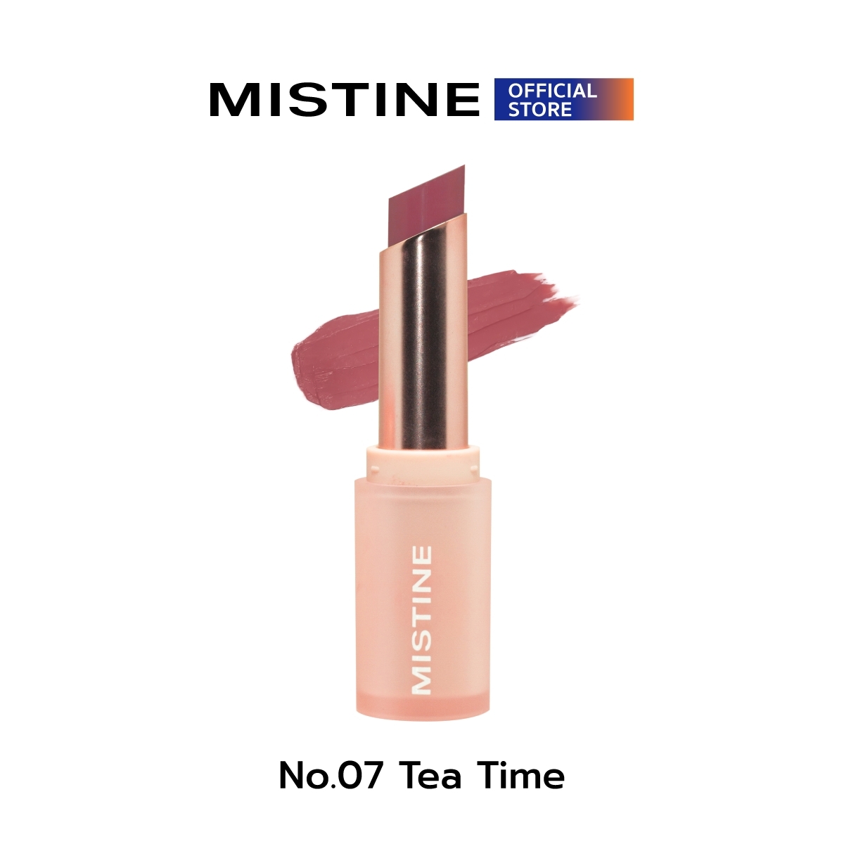 MISTINE PRETTY ME SEMI MATTE LIPSTICK 3.5 G เนื้อกำมะหยี่ เบลอร่องปาก