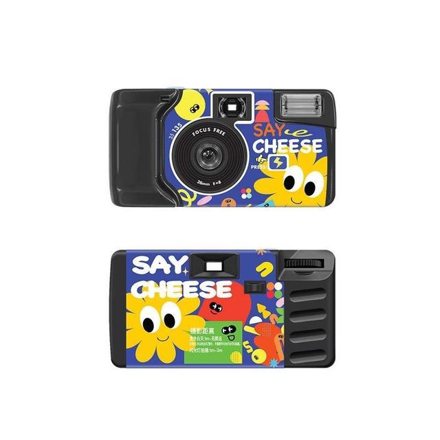 กล้องฟิล์มใช้แล้วทิ้งแบบ Full-Frame ลาย Cheese ฟิล์ม 27 รูป