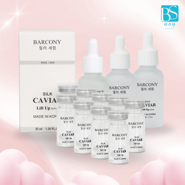 เซรั่มร้อยไหม Barcony โปรแกรม 180 เส้น ยกกระชับหน้าตึง ลดเลือนริ้วรอย ร่องลึก นวัตกรรมจากเกาหลี