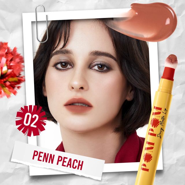 Gentle Colors Pom Pom Dewy Matte Lip ลิปหัวปอมปอม ยิ่งเบลนยิ่งเบลอ เนื้อดิวอี้แมตต์ ตา แก้ม ปาก ครบจบในแท่งเดียว