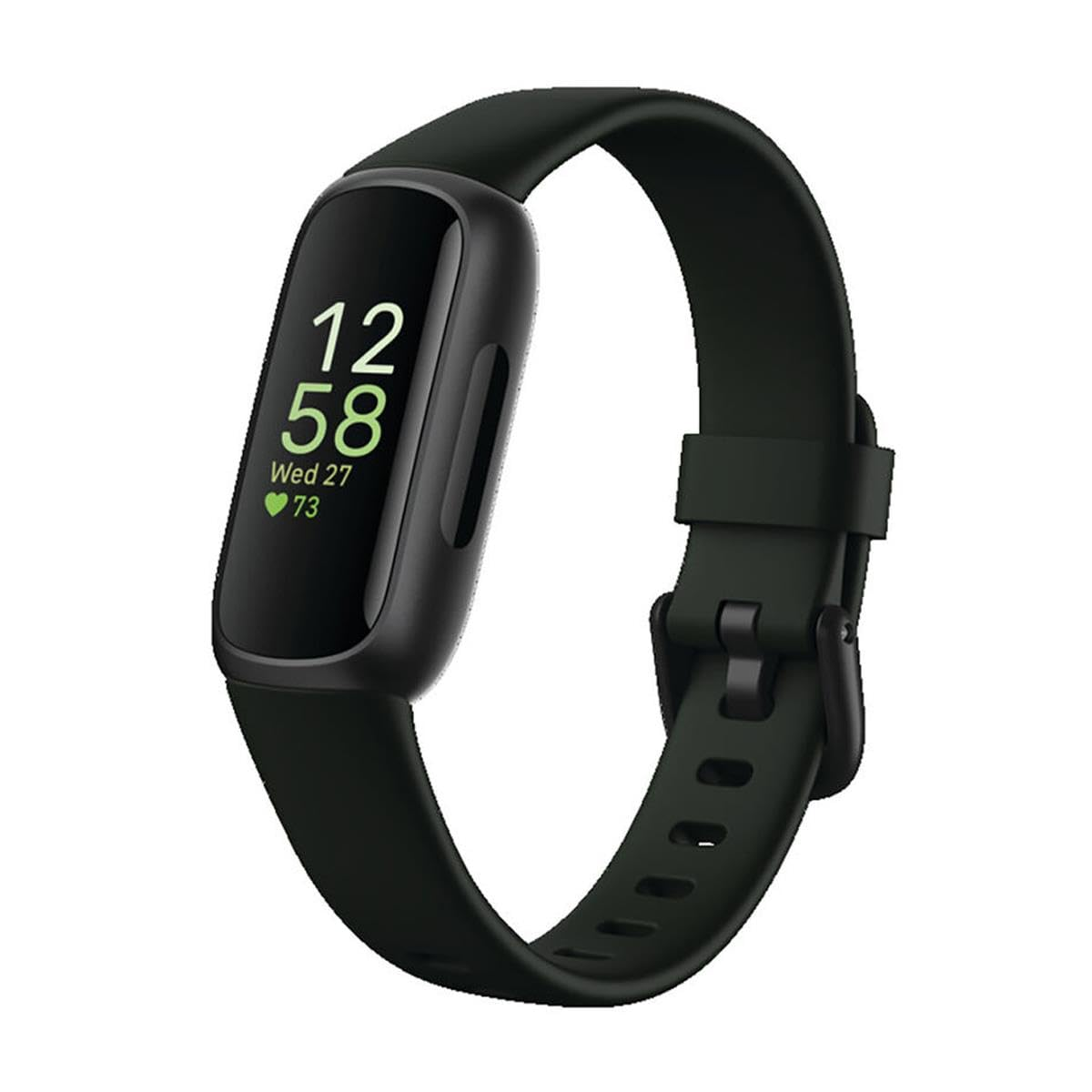 Fitbit Inspire 3 Health &-Fitness-Tracker พร้อมการจัดการความเครียดความเข้มของการออกกำลังกายการติดตามการนอนหลับและอีกมากมายอัตราการเต้นของหัวใจ24/7