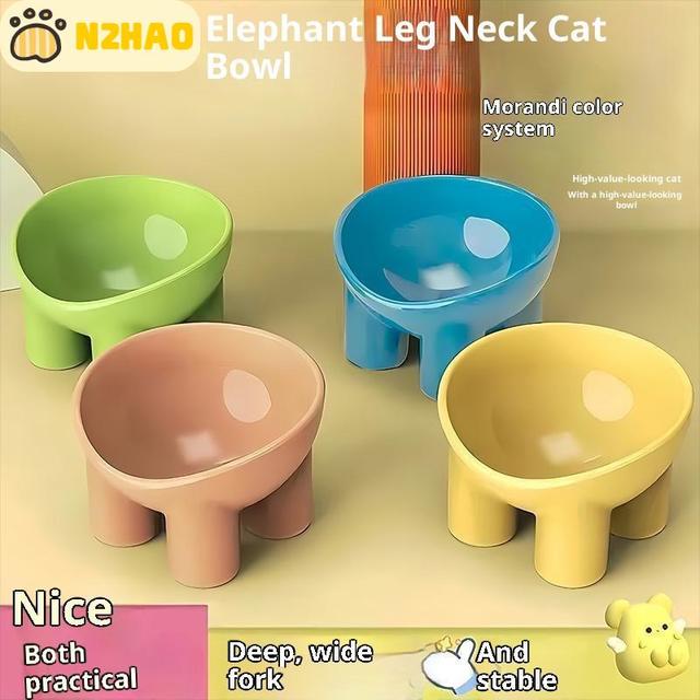 N2Hao Pet Food and Water Bowls Are Made of Plastic That Is Resistant to Eating and Is Fashionable for Dogs and Cats.