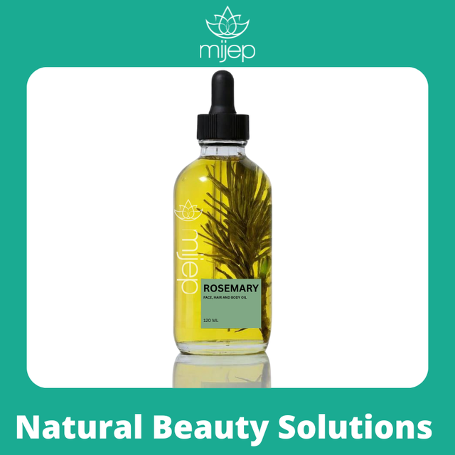 Natural Rosemary Hair Oil - Aromatherapy Oil for Face, Body, Hair and Hair Massage, Treatment Hair Care, Hair Care Oil, Hair Growth Solution
