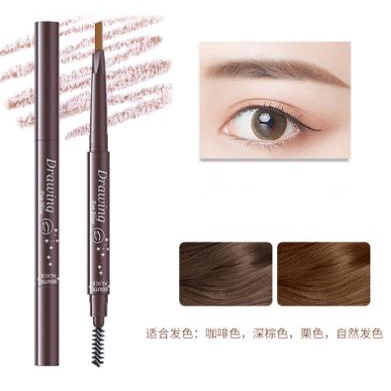 Etude House Drawing Eye Brow ดินสอเขียนคิ้วสองหัวแบบกันน้ำรุ่นใหม่ เนื้อนุ่ม เขียนง่าย ติดทน