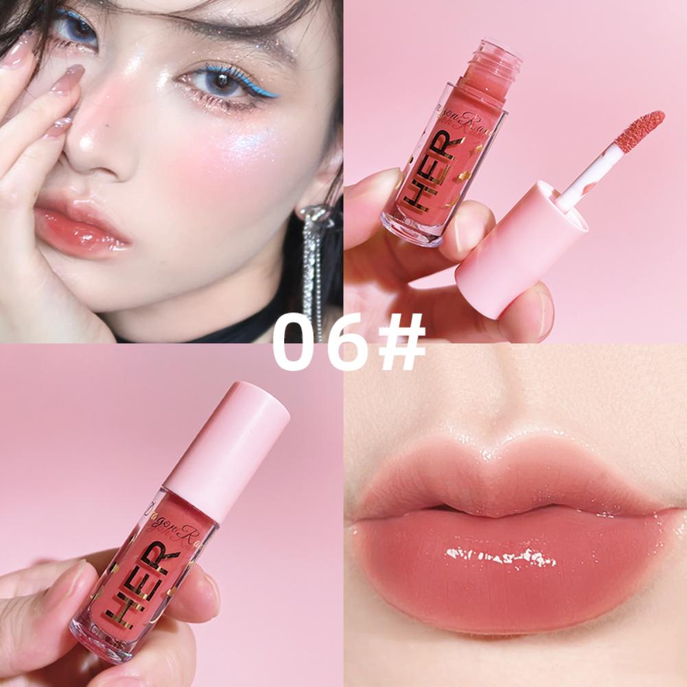 VARIVIDA HER - ลิปทินท์กระจกเคลือบติดทนนาน กันน้ำ ลิปสติก ลิปกลอสให้ความชุ่มชื้น เจลลี่แก้ว 2023