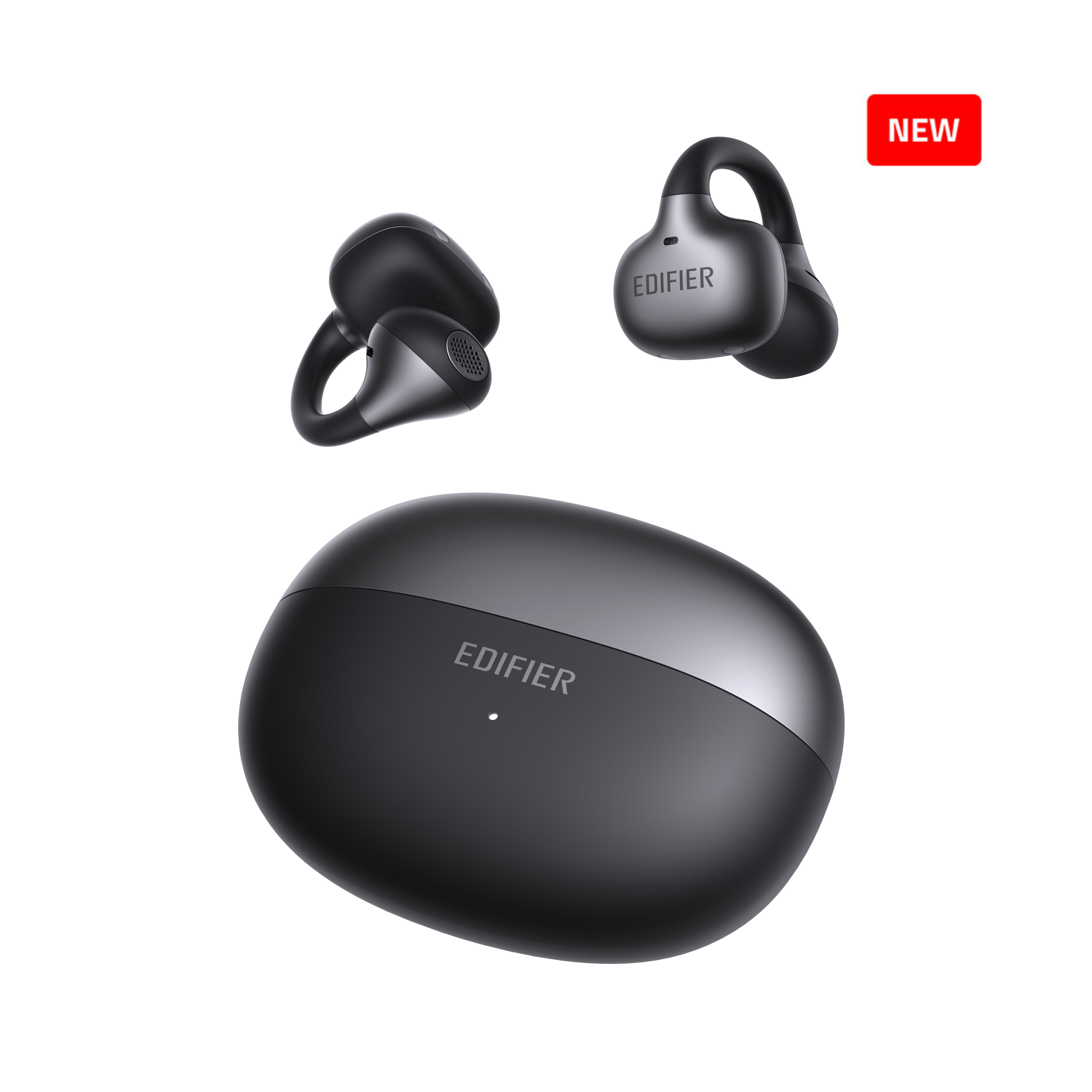 Edifier Comfo bass หูฟังไร้สายแบบเปิด Bluetooth 6.1 ฟังได้นาน 22H เทคโนโลยีเสียงทิศทางเดียว และการตัดเสียงรบกวนด้วย AI IP55 รองรับแอป  EDIFIER ConneX
