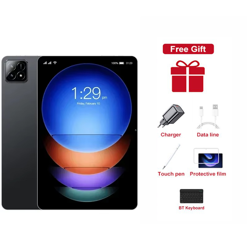 【รับประกัน 3 ปี + ซีโอดี】 11 นิ้วหน้าจอ HD แท็บ Pad 6s Pro เดิมทั่วโลกรุ่นเกมแท็บเล็ตสำหรับเด็กในชั้นเรียนออนไลน์สมาร์ทซิมคู่ 4G แท็บเล็ต Android Snapdragon 888 1980*1080 5GWiFi 16GB 1TB