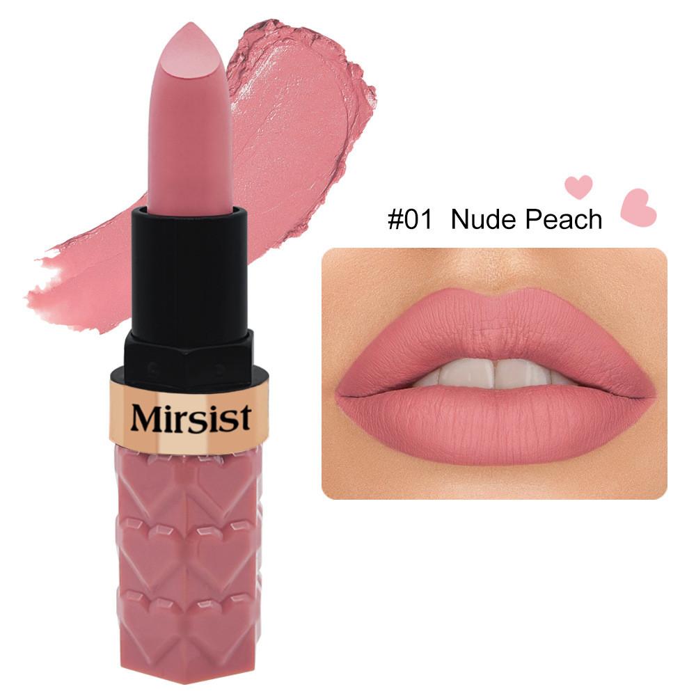 VARIVIDA Mirsist ลิปสติกเนื้อแมท 6 สี แพ็คเดียว ไม่ติดถ้วย กันน้ำ ติดทนนาน ไม่ซีดจาง ลิปสติกยอดนิยม [COD]