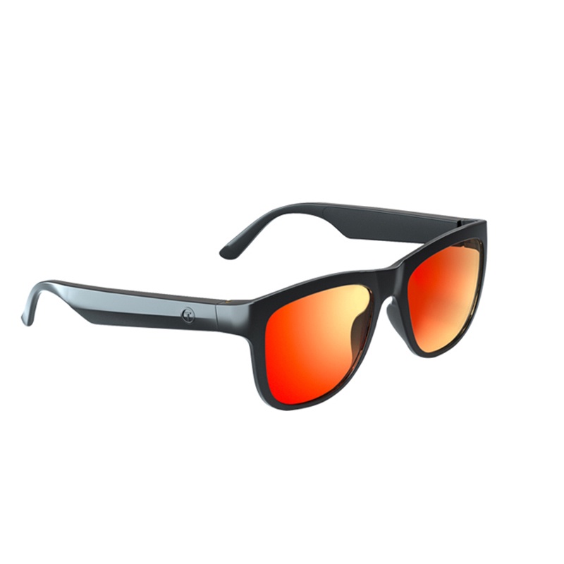GOOJODOQ smart glasses wireless bluetooth earphone 5.0 sunglasses outdoor smart sport hands-free calling calling music anti-blue eyeglasses