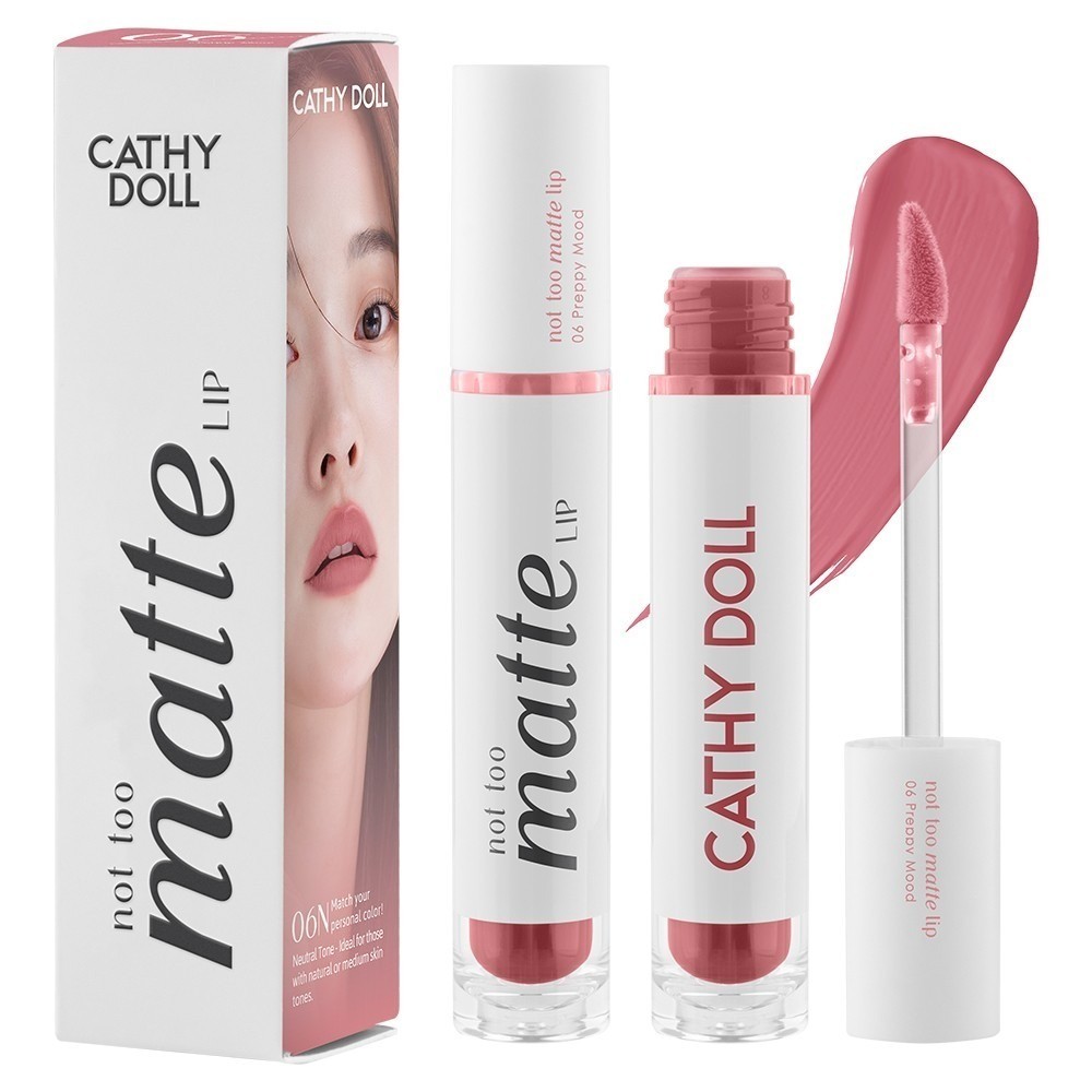 Cathy Doll Not Too Matte Lip 2.9g เคที่ดอลล์ นอท ทู แมทท์ ลิปแมท เบาสบาย