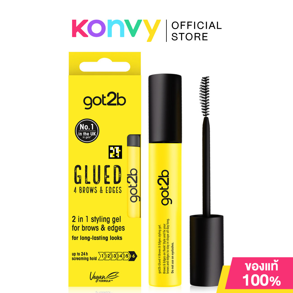 Schwarzkopf Got2B Glued 4 Brows & Edges 16ml มาสคาร่าจัดแต่งขนคิ้วและทรงผม