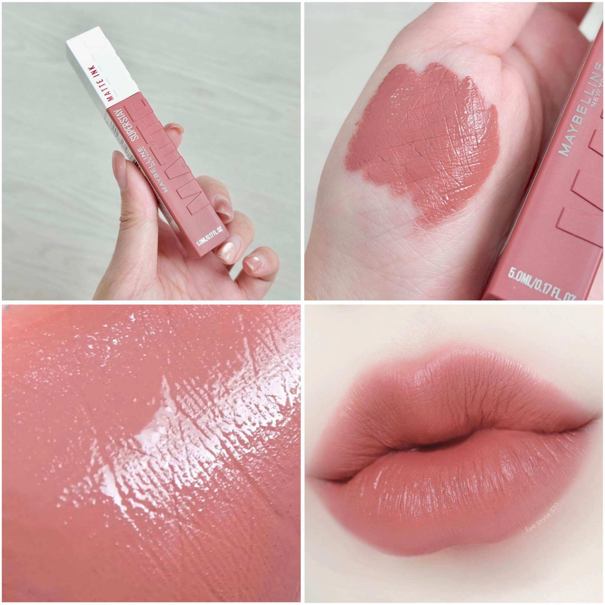 Maybelline ลิปแมตต์ติดทนในตำนาน สีใหม่ 545 สวยนัวมากกก เม็ดสีแน่น กลบสีปากมิด ติดทนขั้นสุด รุ่นนี้เค้ายืนหนึ่งเรื่องความทนอยู่แล้ว