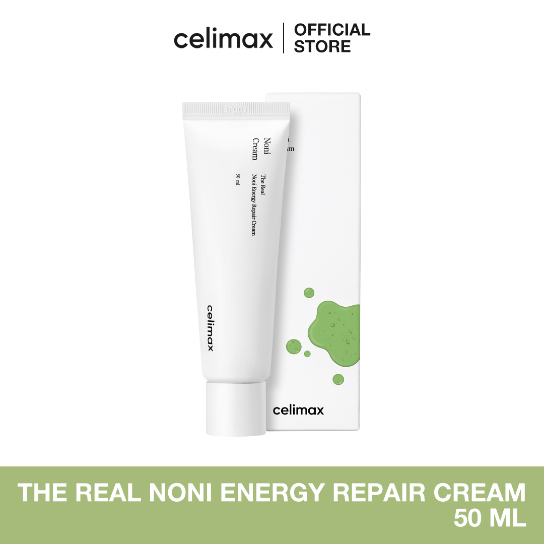 Celimax The Real Noni Energy Repair Cream 50ml เซลลีแมกซ์ โนนิครีม เติมความชุ่มชื้น ปลอบปละโลมผิว ฟื้นฟูผิวแข็งแรง ชะลอการเกิดริ้วรอย