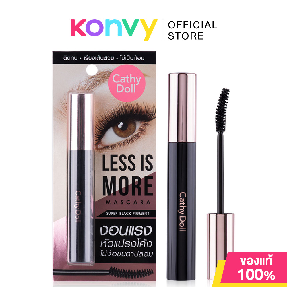 Cathy Doll Less Is More Mascara 8g เคที่ ดอลล์ มาสคาร่าเนื้อเบาสบาย