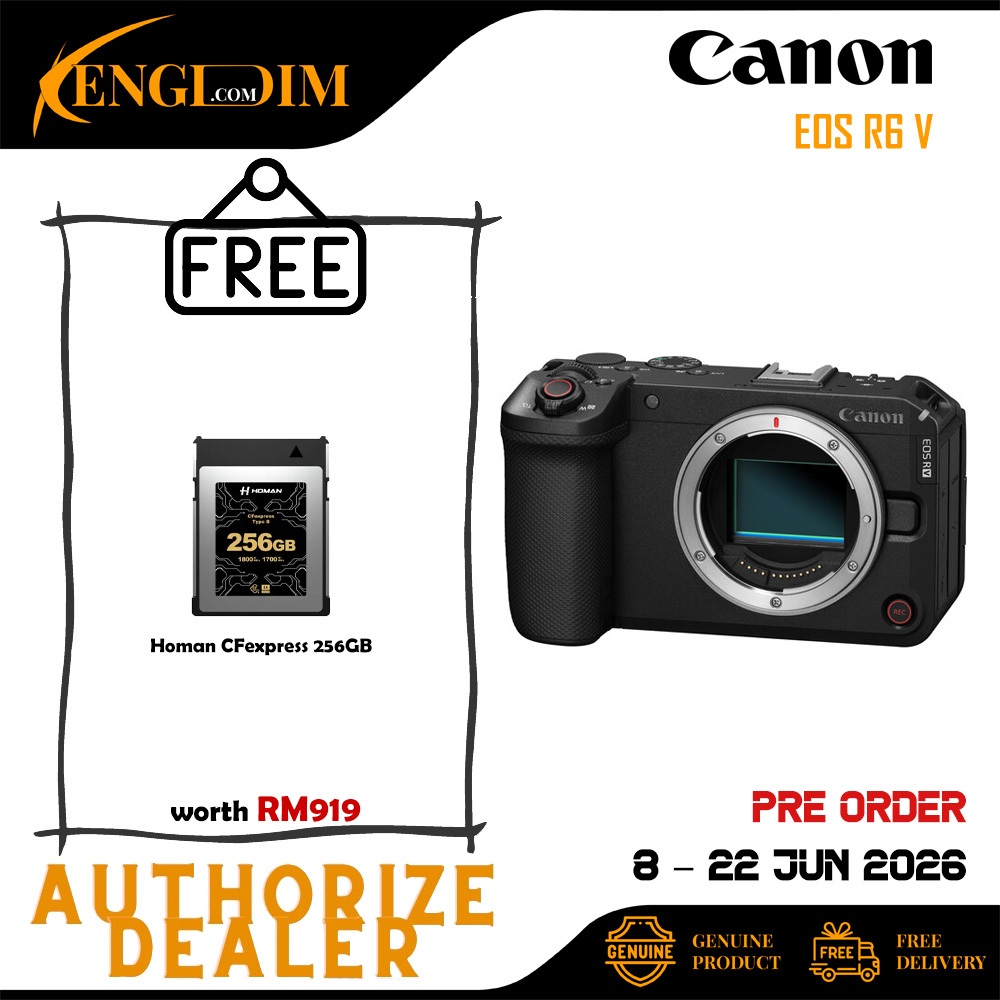 กล้องมิเรอร์เลส Canon EOS R6 V / R6V พร้อมเลนส์ f/4 ขนาด 20-50 มม | Shopee Thailand