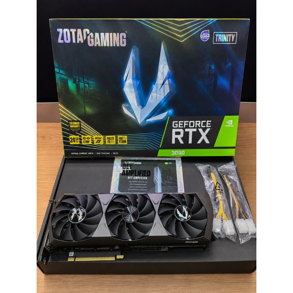 ZOTAC GAMING GeForce RTX 3090 Trinity 24GB GDDR6X การ์ดจอ มือสอง สภาพดี ไม่มีกล่อง พร้อมส่ง | Shopee Thailand