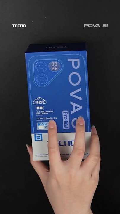 (NEW) TECNO POVA 8 Pro 5G |ชิปเซ็ตคู่ D7400+P1|กล้อง OIS 50MP|จอ 6.78 นิ้ว| แบต 6500mAh ชาร์จไว 45W| รับประกัน 13 เดือน | Lazada Thailand