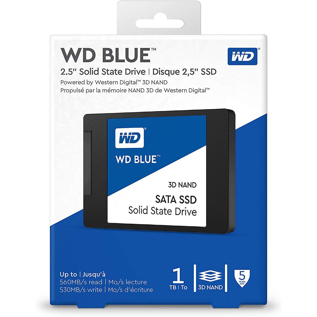 1TB SSD (เอสเอสดี) WD BLUE SATA 3D (WDSSD1TB-SATA-3D-5YEAR-SA510) รับประกัน 5 ปี | Shopee Thailand