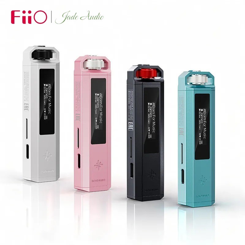 FiiO ECHO NANO เครื่องเล่นเพลง Snowsky แบบพกพา Mini Lossless Mg-Al โลหะผสม HiFi MP3 เครื่องเล่น OLED หน้าจอ DAC DSD MP3 Presle
