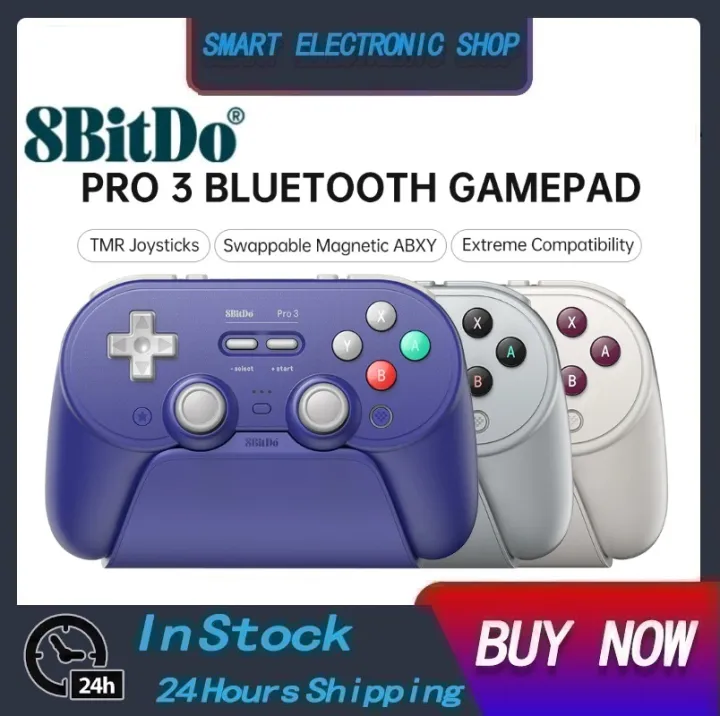 8BitDo Pro 3 Bluetooth Controller for Nintendo Switch 1/2, Windows, Apple, SteamOS, Android with TMR Joysticks | Lazada Thailand