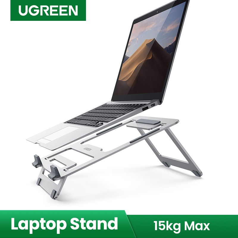 UGREEN แท่นวางแล็ปท็อป อลูมิเนียม เหมาะสำหรับ compatible compatible for Macbook Pro Air, Dell XPS 15 13, Google Chromebook Pixel, Huawei MateBook, Yoga 900, HP Spectre Notebook แล็ปท็อปขนาด 16 นิ้วขึ้นไป | Shopee Thailand