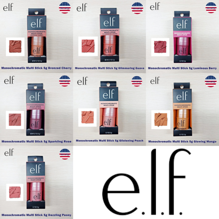 E.l.f.® Monochromatic Multi Stick บลัชเนื้อครีม แบบแท่ง สำหรับทาตา แก้ม ปาก | Lazada Thailand