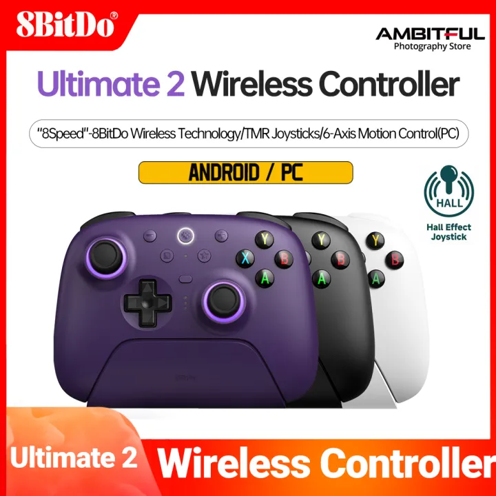 8BitDo Ultimate 2 Wireless Controller Gamepad With 8Speed Exclusive Technology TMR RGB Lighting Joysticks for PC Android | Lazada Thailand