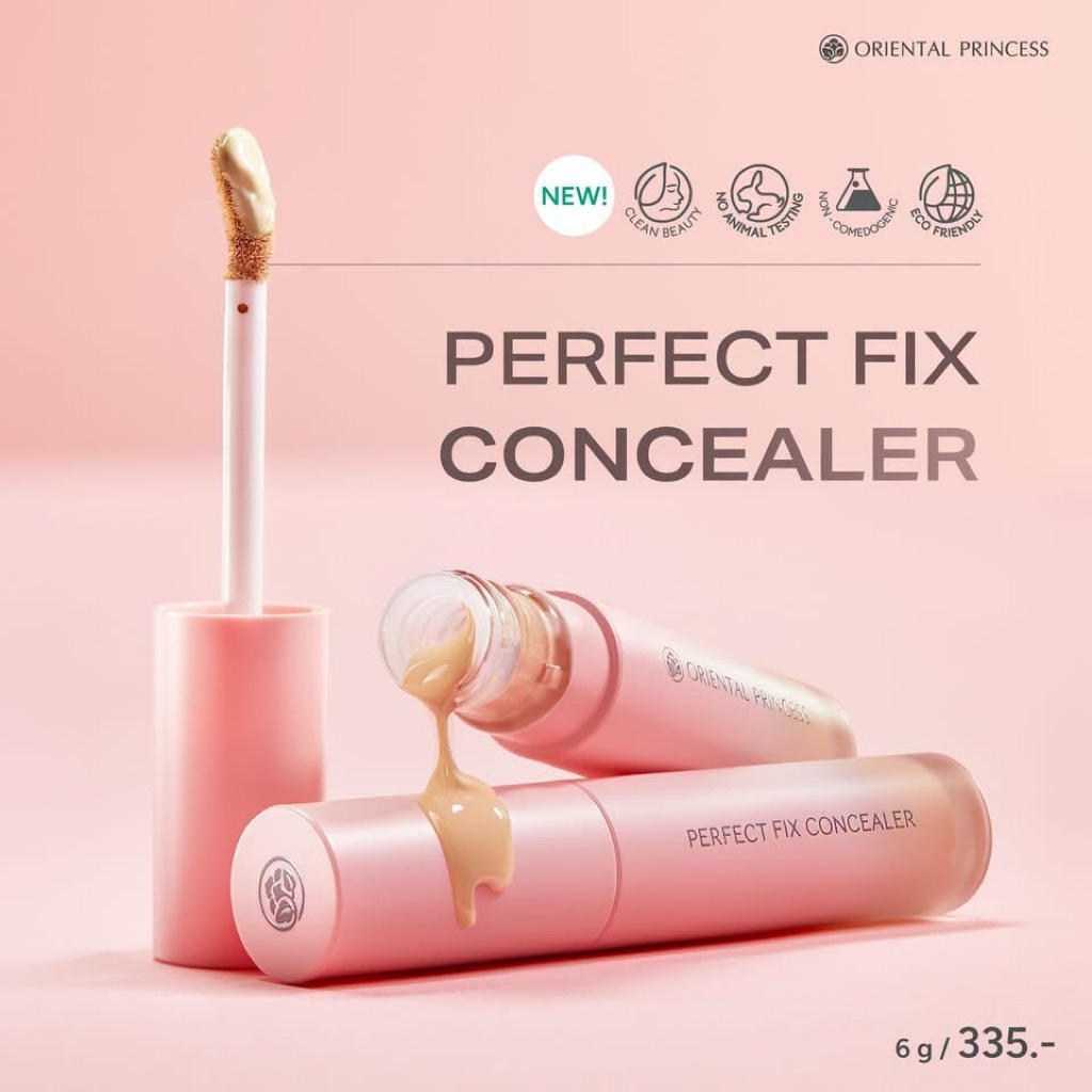 คอนซีลเลอร์ Oriental Princess beneficial Perfect Finish Liquid Concealer 7 ml.(แถมถุง)