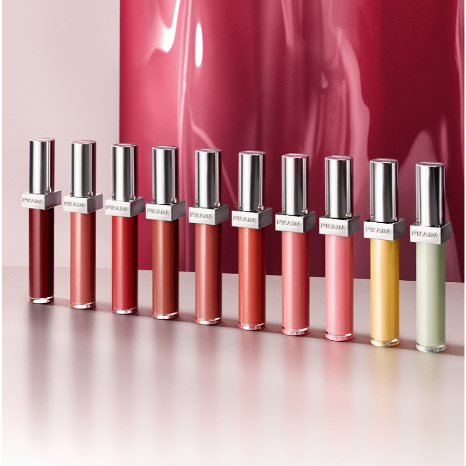 PRADA BEAUTY Reflection Color Gloss 6ml High-Shine Glow, Non-Sticky Elegant Lips