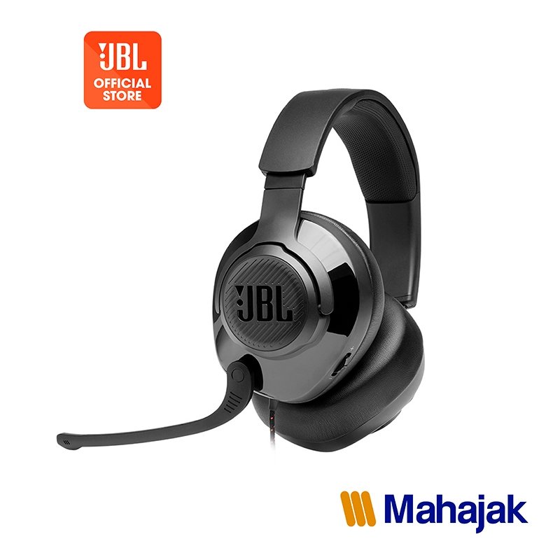 JBL Quantum 200 หูฟังเกมมิ่งมีไมโครโฟนแบบ Flip-up boom
