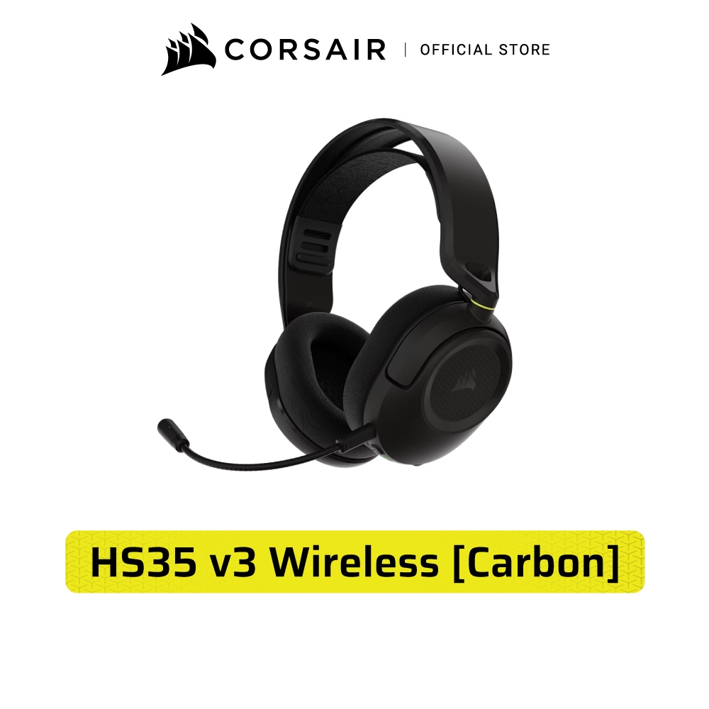 CORSAIR GAMING HEADSET HS35 V3 WIRELESS : หูฟังไร้สาย | Shopee Thailand