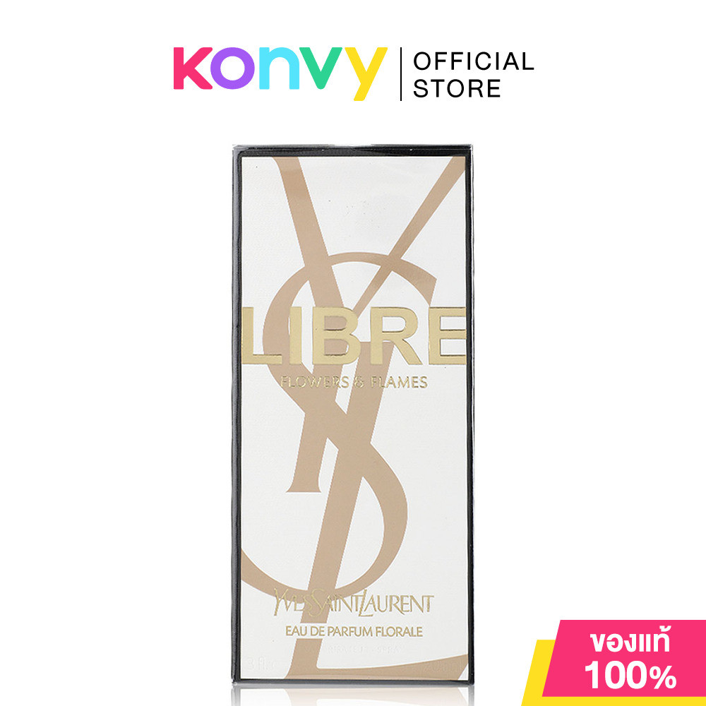 YSL Libre Flowers & Flames EDP Florale 90ml น้ำหอมสำหรับผู้หญิง กลิ่นฟลอรัล (ของแท้ 100%).