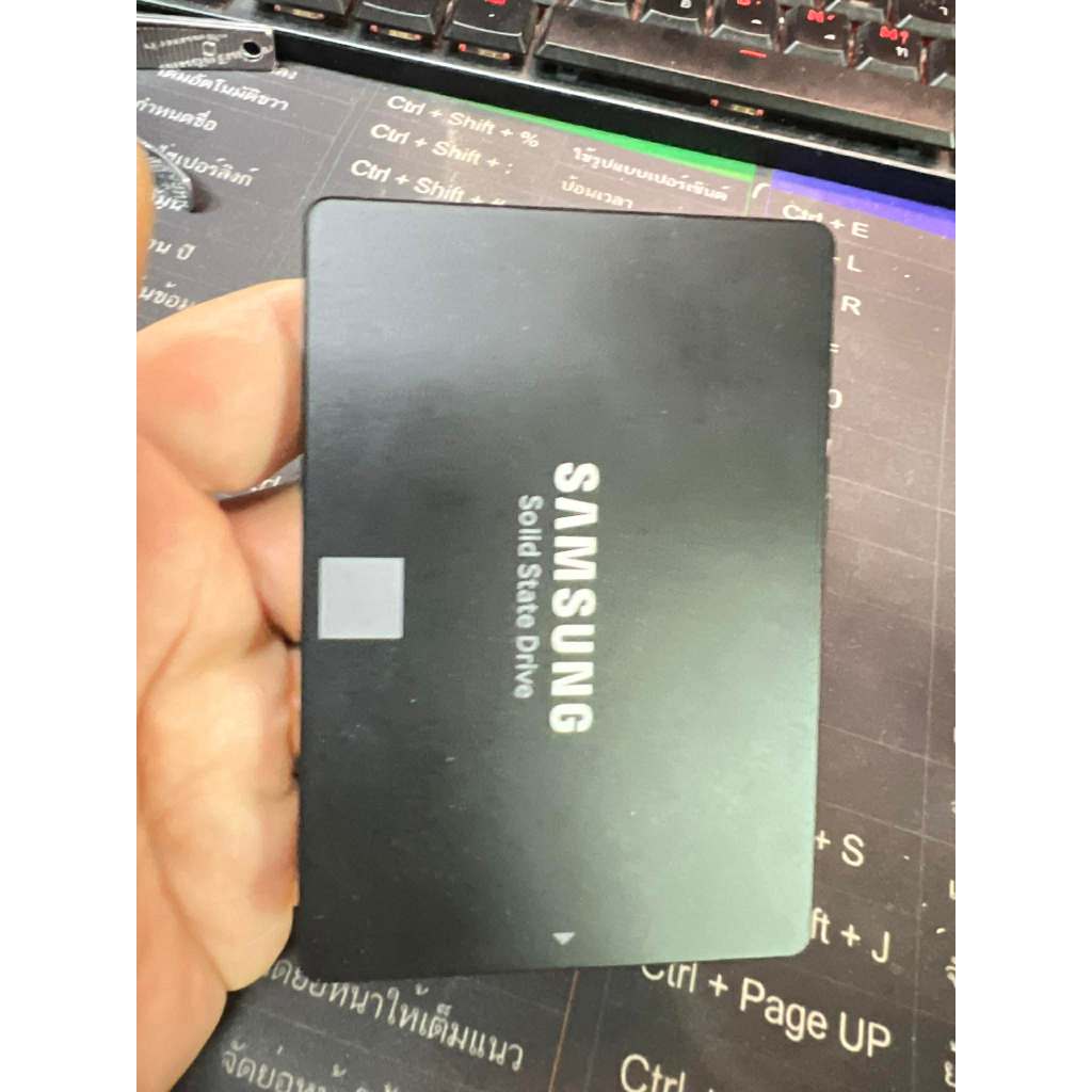 500 GB SSD (เอสเอสดี) SAMSUNG 850 EVO ใช้งานปกติ เทสผ่าน ประกันร้าน ฟรี สาย sata | Shopee Thailand
