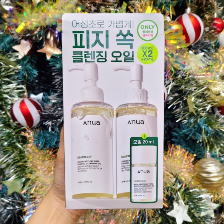พร้อมส่ง/แท้จากเกาหลี 💯 Anua Heartleaf Pore Control Cleansing Oil 200 ml. คลีนซิ่งออยล์สูตรอ่อนโยน