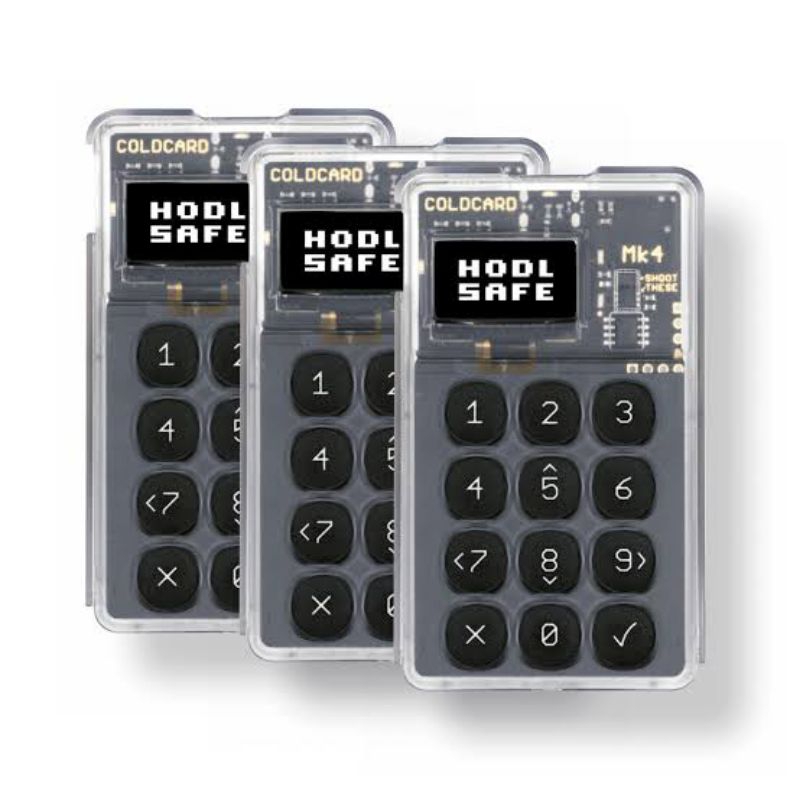 COLDCARD™ Mk4 Bitcoin Wallet "True Air-gap" Hardware Wallet | Shopee Thailand