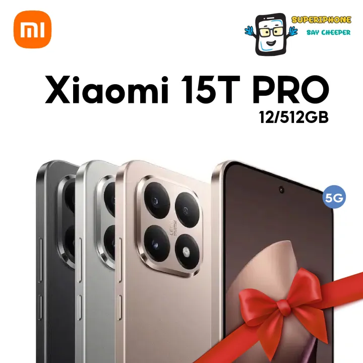 Xiaomi 15T Pro 5G(12+512GB)มือถือเรือธงกล้อง Leica จอ 6.83 นิ้ว(By Lazada SuperTphone) | Lazada Thailand