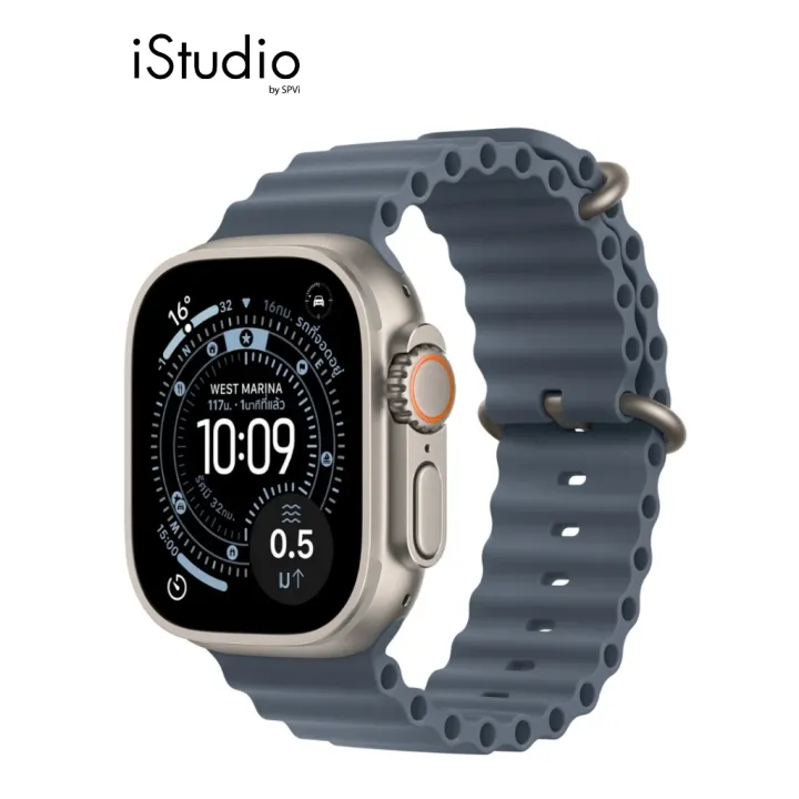Apple Watch Ultra 3 GPS+Cellular Titanium Case สาย Ocean Band I iStudio by SPVi | Lazada Thailand