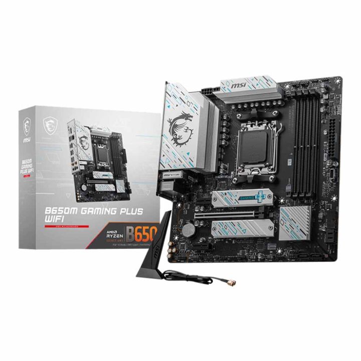 MAINBOARD (เมนบอร์ด) MSI B650M GAMING PLUS WIFI - AMD SOCKET AM5 DDR5 MICRO-ATX " | Lazada Thailand