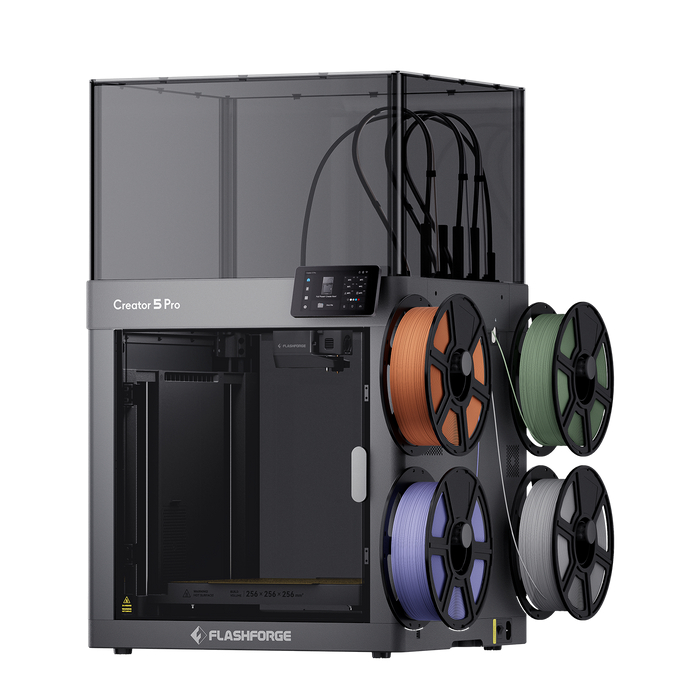 Flashforge Creator 5 / C5 Pro เครื่องพิมพ์ 3D ระดับโปร สำหรับงาน Multi-Color และ Multi-Material | Shopee Thailand