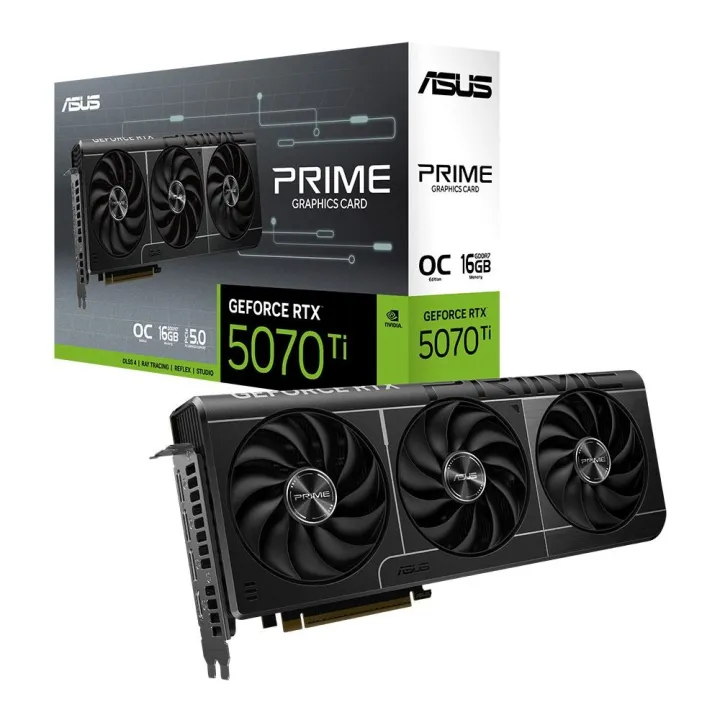 ASUS NVIDIA GeForce RTX 5070 Ti PRIME Overclocked Triple Fan 16GB GDDR7 PCIe 5.0 Graphics Card | Lazada Thailand